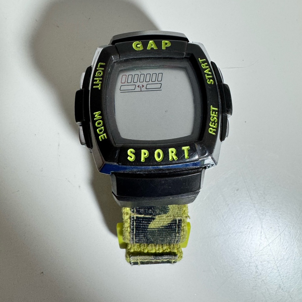 GAP Digital Smartwatch - Black with Neon Green‎